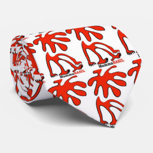 MammaBASIL Logo Tie