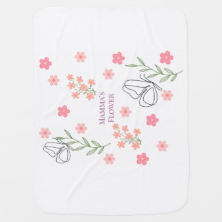 Mamma's flower baby blanket