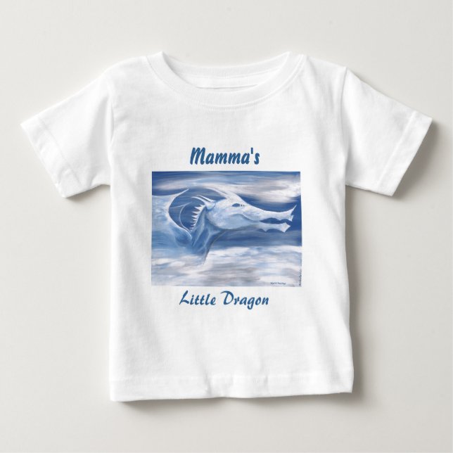 Mammas Little Dragon Baby T-Shirt (Front)