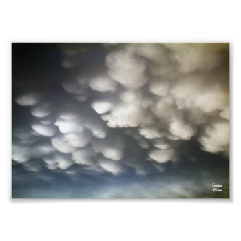 Mammatus Clouds Photographic Artwork Print by camcguire at Zazzle