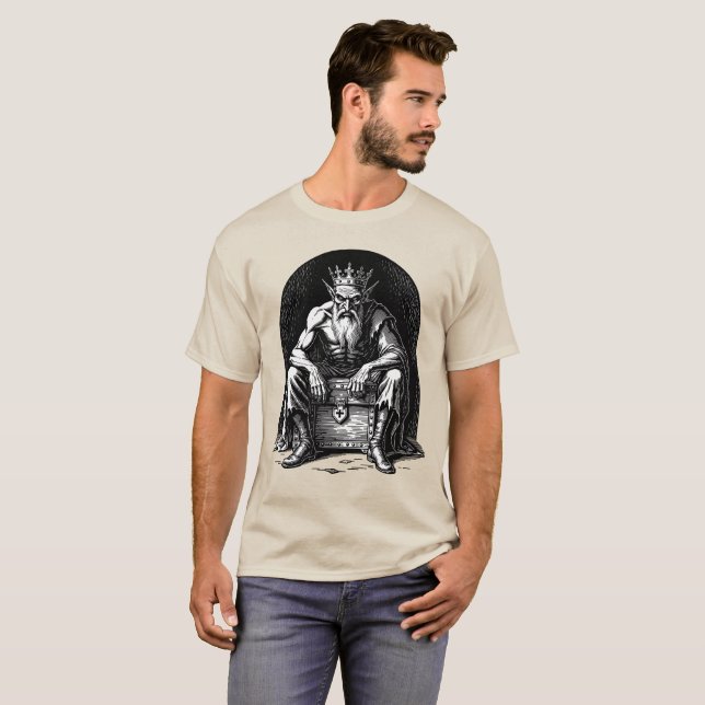 Mammon Crowned in Contradiction T-Shirt (Front Full)