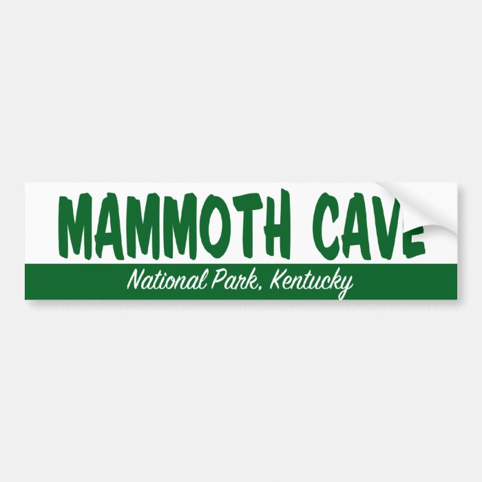 Mammoth Cave National Park Bumper Sticker