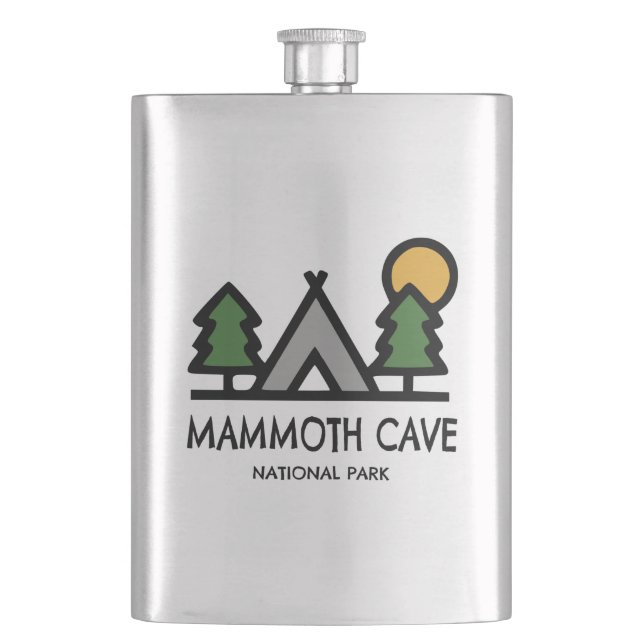 Mammoth Cave National Park Flask (Front)