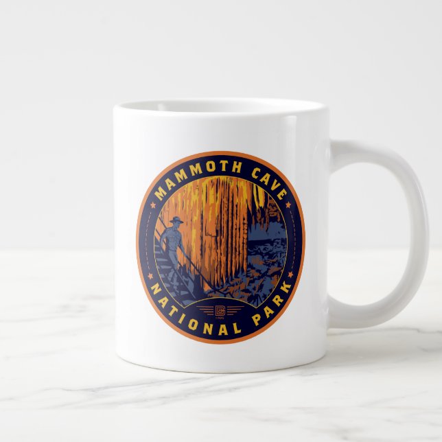 Mammoth Cave National Park Giant Coffee Mug (Right)