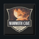 Mammoth Cave National Park Illustration Retro Art Magnet<br><div class="desc">Mammoth Cave vector artwork design. The park is in west-central Kentucky,  encompassing portions of Mammoth Cave,  the longest cave system known in the world.</div>