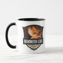 Mammoth Cave National Park Illustration Retro Art