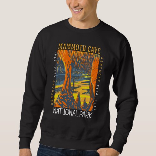 Mammoth Cave National Park Kentucky Distressed Sweatshirt