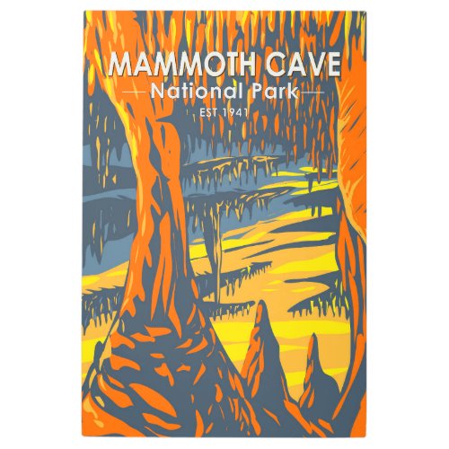 Mammoth Cave National Park Kentucky  Metal Print
