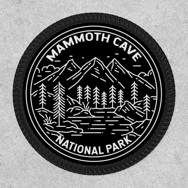 Mammoth Cave National Park Kentucky Monoline Patch (Front)