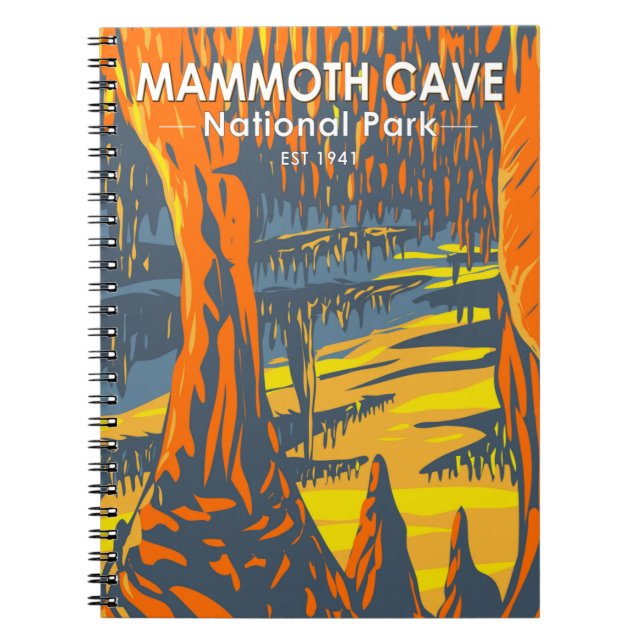 Mammoth Cave National Park Kentucky  Notebook (Front)