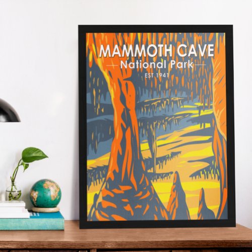 Mammoth Cave National Park Kentucky  Poster