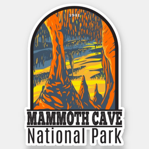Mammoth Cave National Park Kentucky Sticker
