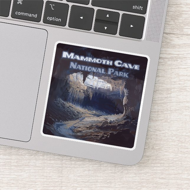 Mammoth Cave National Park Kentucky Sticker (Detail)