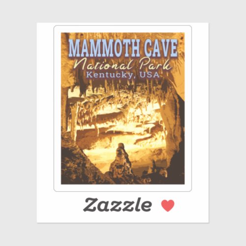 MAMMOTH CAVE NATIONAL PARK _ KENTUCKY USA STICKER