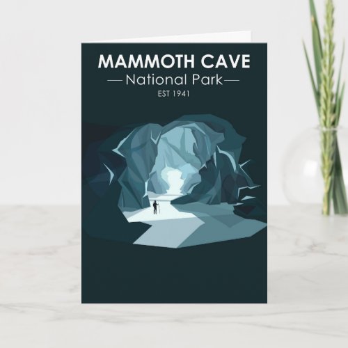 Mammoth Cave National Park Kentucky Vintage Card
