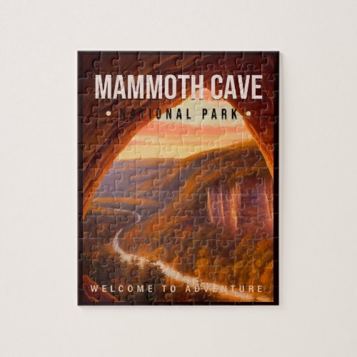 Mammoth Cave National Park Kentucky Vintage Jigsaw Puzzle