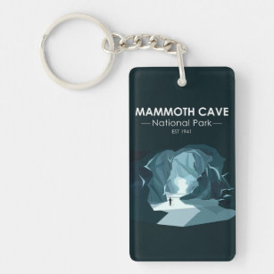 Mammoth Cave National Park Kentucky Vintage Keychain