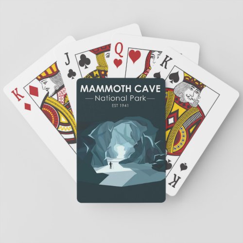 Mammoth Cave National Park Kentucky Vintage  Playing Cards
