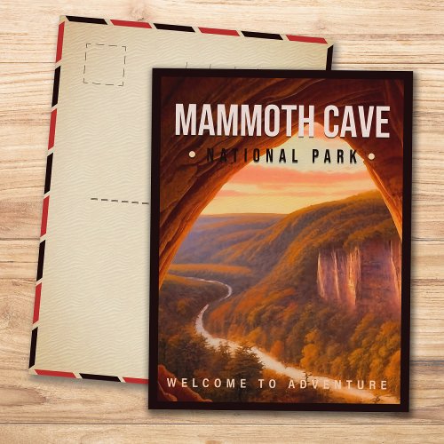 Mammoth Cave National Park Kentucky Vintage Postcard