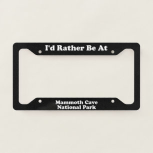 Mammoth Cave National Park - LPF License Plate Frame