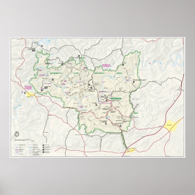 Mammoth Cave National Park Poster (Front)