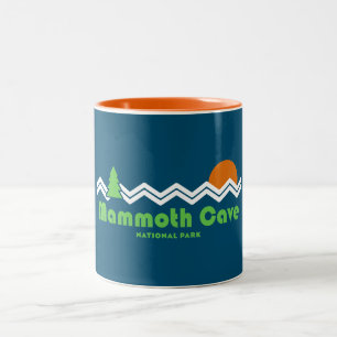Mammoth Cave National Park Retro Two-Tone Coffee Mug