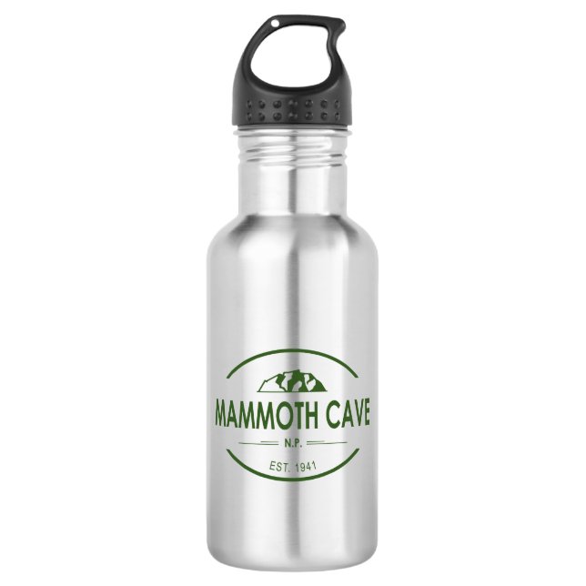 Mammoth Cave National Park Stainless Steel Water Bottle (Front)