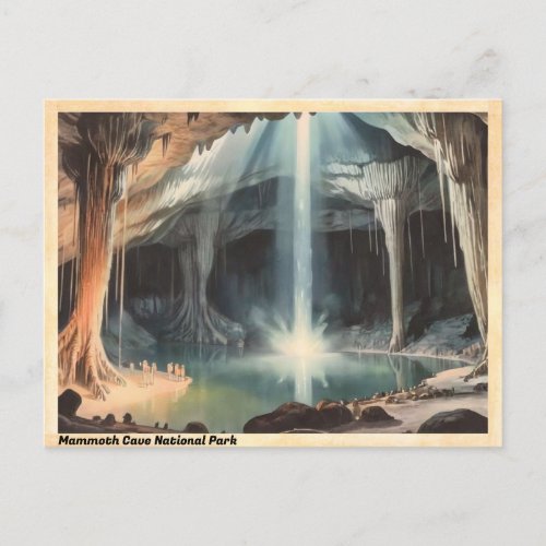 Mammoth Cave National Park Vintage Postcard