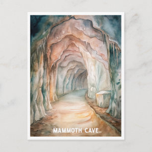 Mammoth Cave National Park Watercolor  Postcard