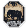Mammoth Cave National Park Woolly Mammoth Emblem Sticker