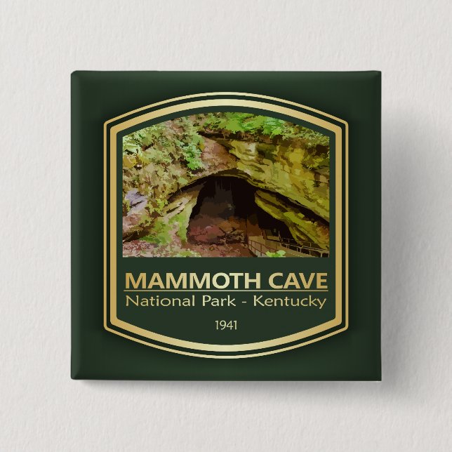 Mammoth Cave NP (PF1) Button (Front)