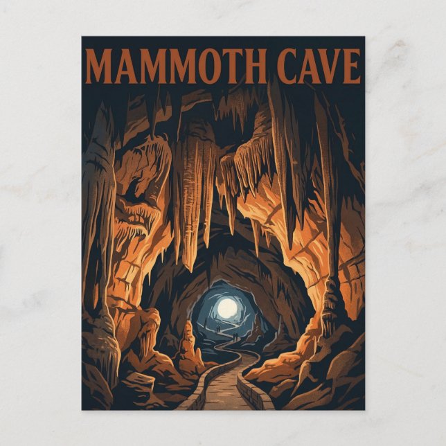 Mammoth Cave Postcard (Front)
