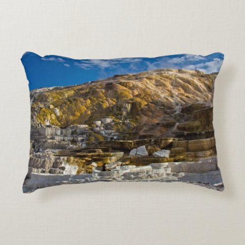 Mammoth Hot Spring Decorative Pillow