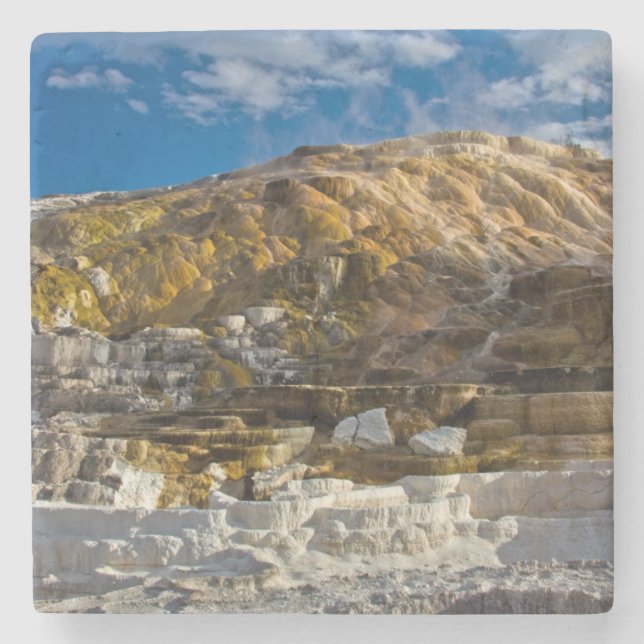 Mammoth Hot Spring Stone Coaster (Front)