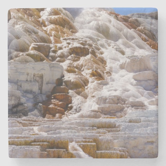 Mammoth Hot Springs Stone Coaster (Front)