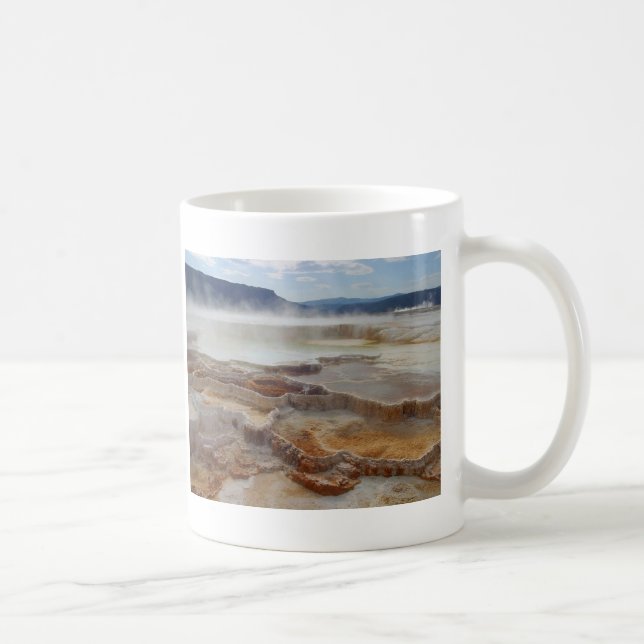 Mammoth Hot Springs Yellowstone Coffee Mug (Right)