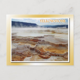 Mammoth Hot Springs, Yellowstone National Park Postcard