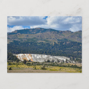 Mammoth Hot Springs, Yellowstone, Wyoming Postcard
