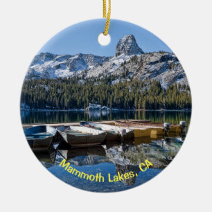 Mammoth Lakes, CA Ceramic Ornament