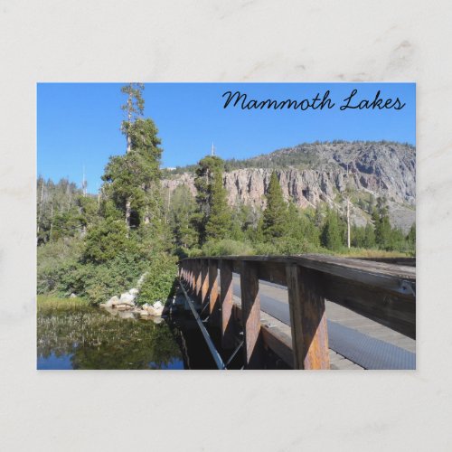Mammoth Lakes CA Postcard