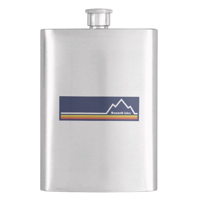 Mammoth Lakes, California Flask (Front)
