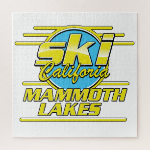 Mammoth Lakes California Ski logo Jigsaw Puzzle