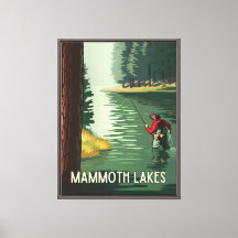 Mammoth Lakes Framed Canvas Print