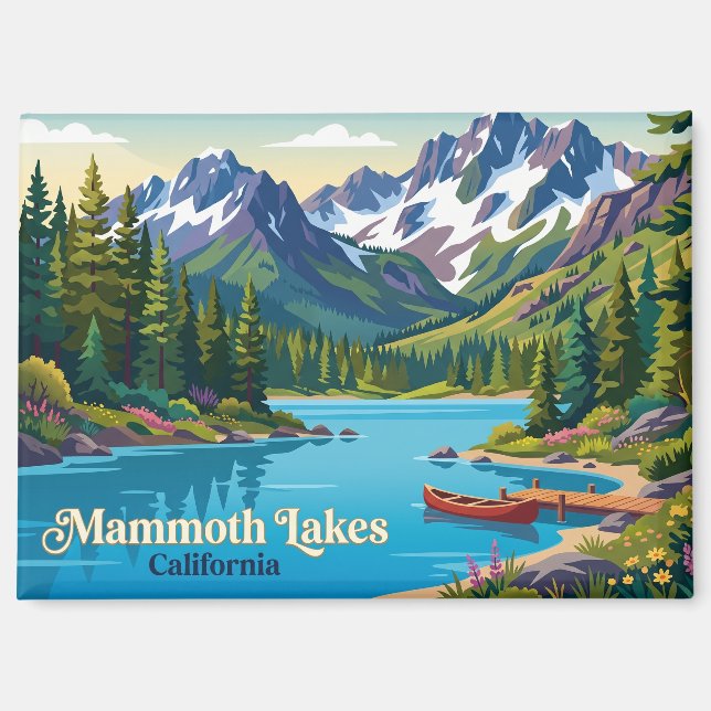 Mammoth Lakes USA Magnet (Front)
