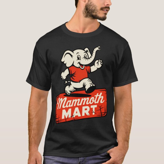 Mammoth Mart Old School Retro 1970s T-Shirt (Front)
