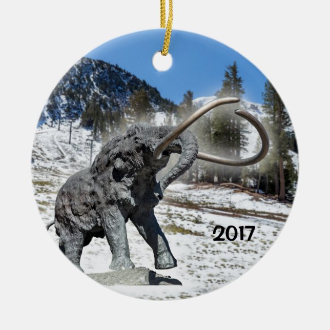 Mammoth Mountain, CA Ceramic Ornament (Front)