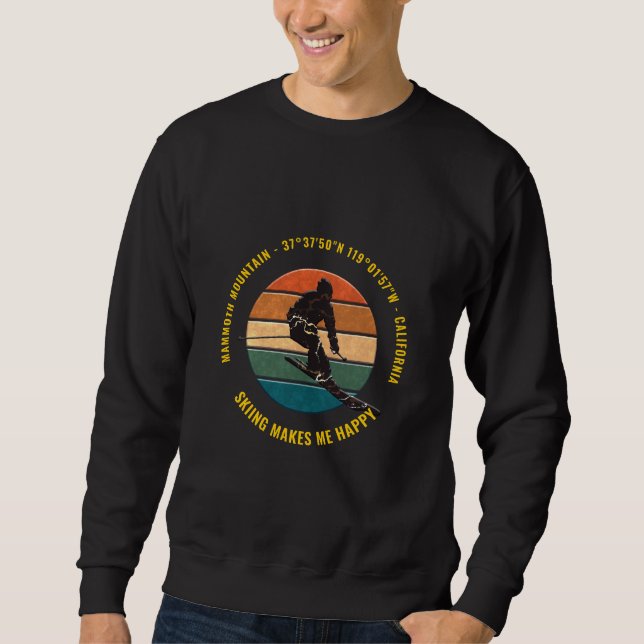 MAMMOTH MOUNTAIN, California Cool, Unique Sweatshirt (Front)