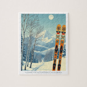 Mammoth Mountain California ski vacation Jigsaw Puzzle