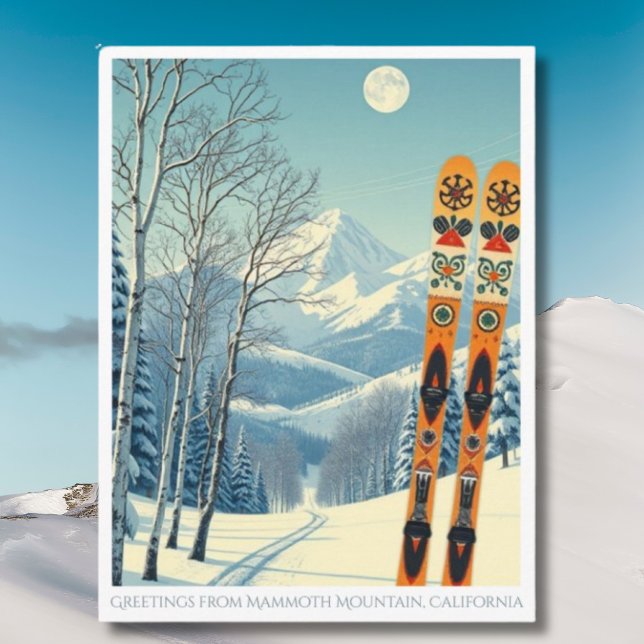 Mammoth Mountain California ski vacation Postcard (Creator Uploaded)