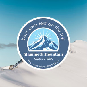 Mammoth Mountain California usa ski resort  Sticker
